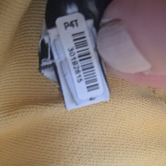 REISS Orla Butter Yellow Halter Midi Dress Crossover Neck Keyhole US Size 8 - Picture 8 of 16